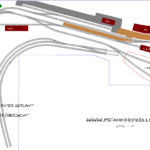 Möglicher Gleisplan von Bahnhof und Paradestrecke